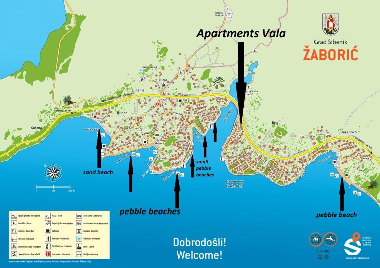 Apartments Vala Zaboric - With Boat Mooring Eksteriør billede